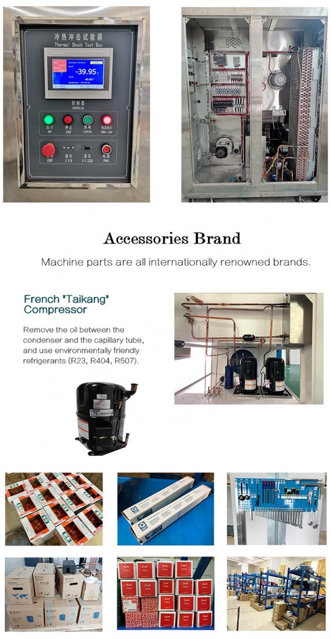 Macchina climatica ambientale di riciclaggio della prova dello shock termico della camera di umidit&agrave; di temperatura 1