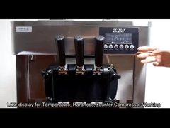 Il gelato di alta qualità lavora il gelato a macchina molle che fa la macchina