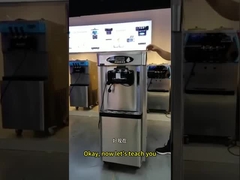 Il gelato di alta qualità lavora il gelato a macchina molle che fa la macchina