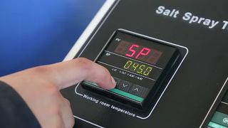 Apparecchiature per test di resistenza alla nebbia salina del rivestimento dell'hardware