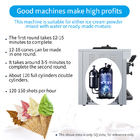 Food Machinery 3 Flavors Soft Ice Cream Machine With Dual Control Systems