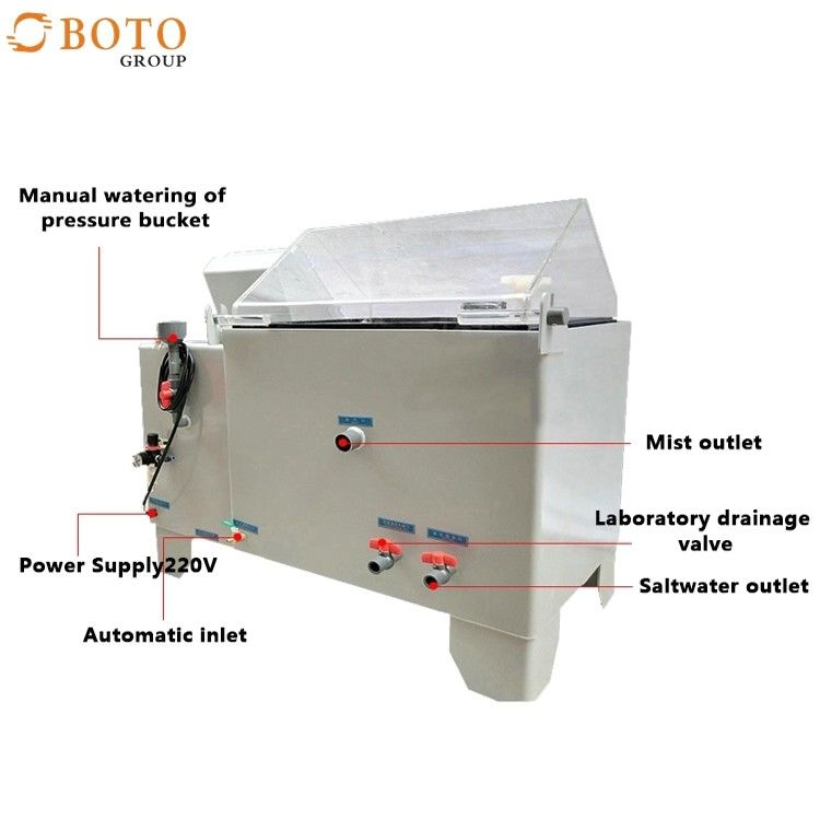 Macchina materiale della prova dell'ambiente della camera di prova dello spruzzo di sale dell'attrezzatura di laboratorio di anti corrosione 800L