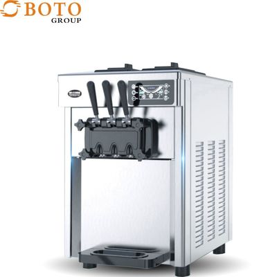 Macchina molle di pulizia libera di sette giorni automatica verticale del gelato del supporto del cono gelato tre