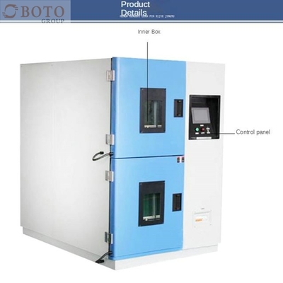R404A / R23 Camera di prova per shock termico, -40C~150C Due zone, tempo di conversione di 10 secondi